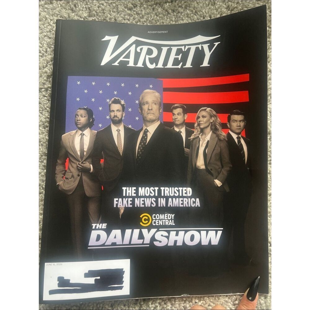 Variety Magazine Cover Featuring The Daily Show Cast - June 16, 226